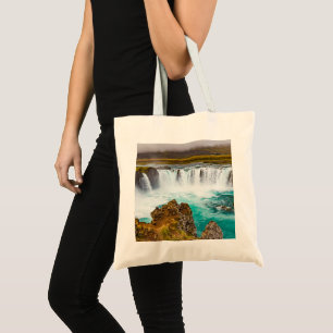 Godafoss waterfall, Iceland Tote Bag
