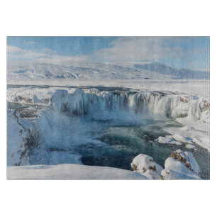 Godafoss Waterfall Landscape Cutting Board