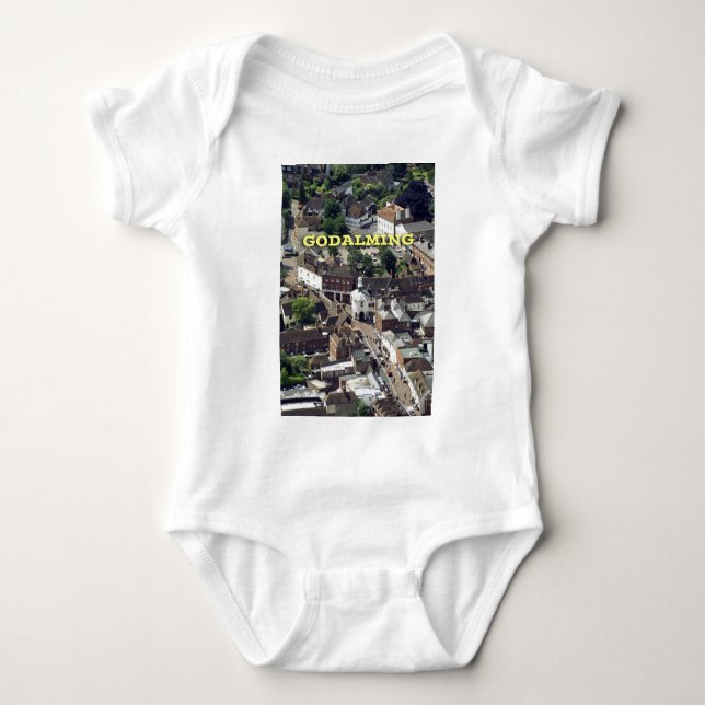 Godalming Surrey England Baby Bodysuit (Front)