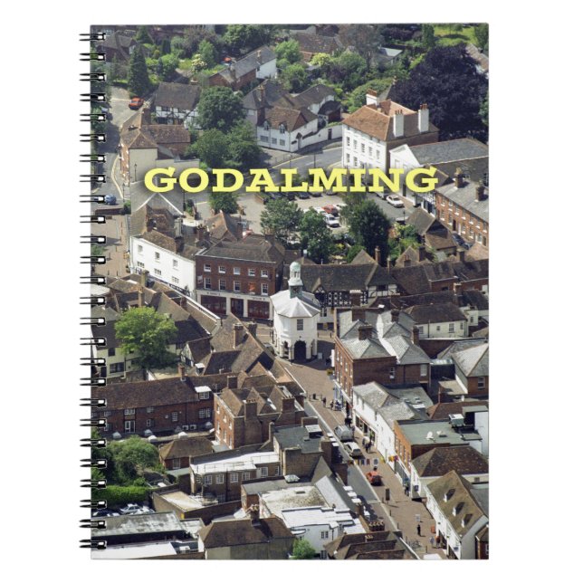 Godalming Surrey England Spiral Notebook (Front)