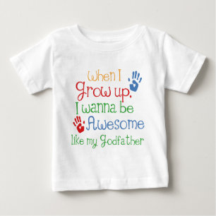 Godchild Gift Awesome Godfather Baby T-Shirt