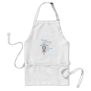 Goddaughter, First Holy Communion, Turquoise Standard Apron