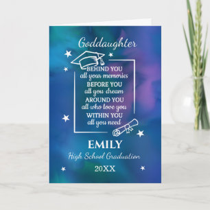 Goddaughter High School Graduation Name Year  Card