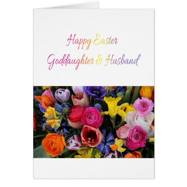 Goddaughter & Husband Happy Easter (Front)