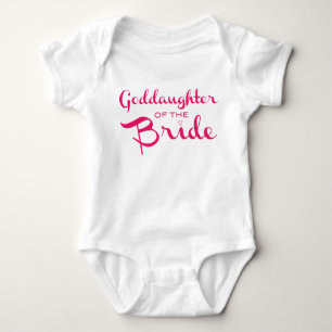 Goddaughter of Bride Tee Pink