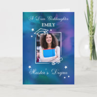 Goddaughter Photo Custom Name Master's Degree