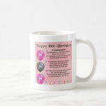 Goddaughter Poem - 18th Birthday Coffee Mug<br><div class="desc">a great gift for a goddaughter on her 18th birthday</div>
