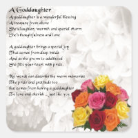 Goddaughter Poem - Flowers Design