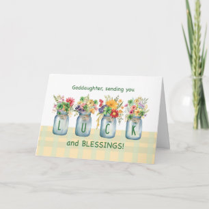 Goddaughter St Patricks Day Luck and Blessings Card