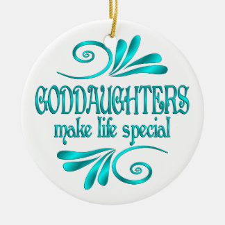 Goddaughters Make Life Special Ceramic Tree Decoration