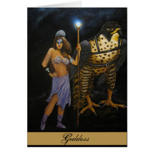 Goddess Acrylic Painting Card