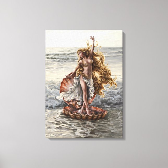Goddess Aphrodite Stretched Canvas Print (Front)