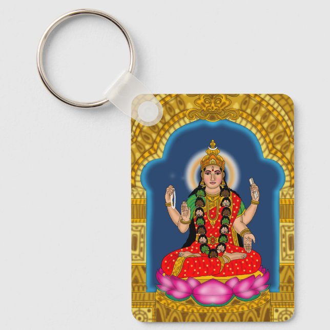 Goddess Bhairavi Keychain (Front)