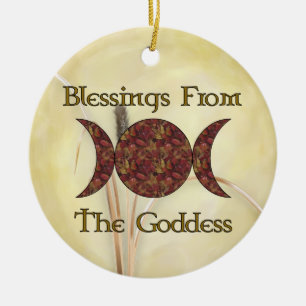Goddess Blessings Ceramic Tree Decoration
