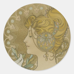 Goddess Brigid Pagan Wiccan Craft Classic Round Sticker