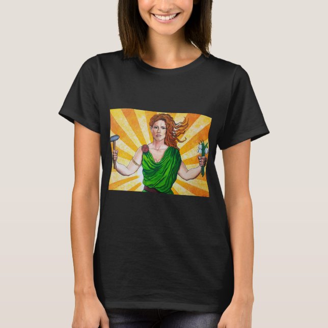Goddess Brigid T-shirt (Front)