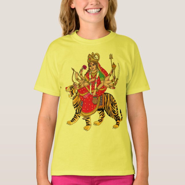 Goddess Chandraghanta T-Shirt (Front)