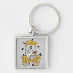 Goddess Dhumavati Keychain