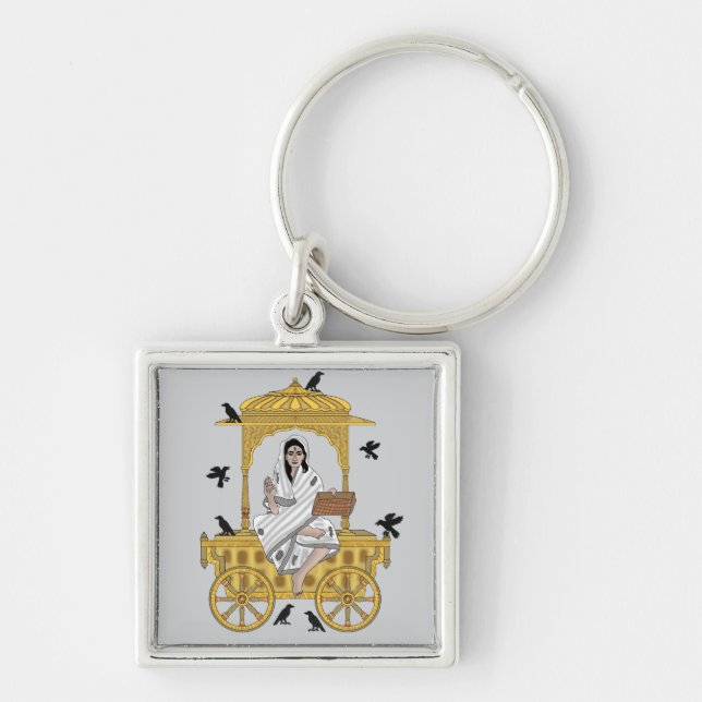 Goddess Dhumavati Keychain (Front)
