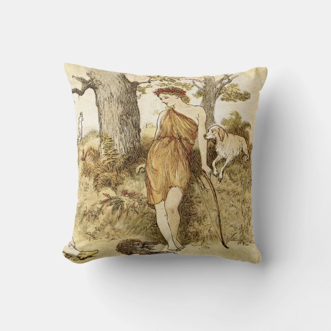 Goddess Diana Cushion (Front)