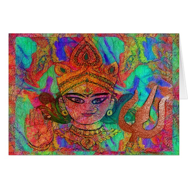 Goddess Durga2 Card (Front Horizontal)