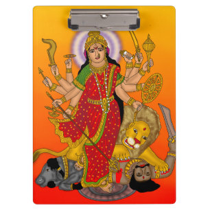 Goddess Durga Clipboard