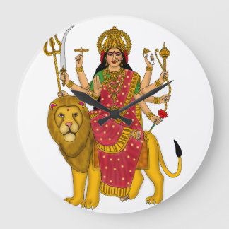 Goddess Durga Clock