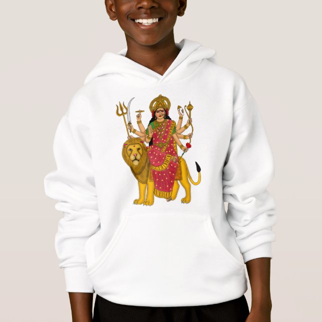 Goddess Durga Hoodie (Front)