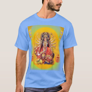 Goddess Durga In Full Divine Glory T  T-Shirt