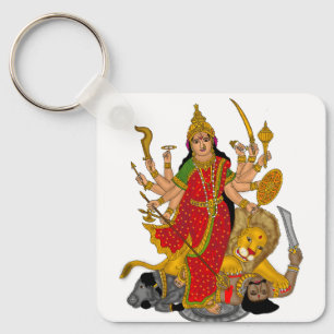 Goddess Durga Keychain