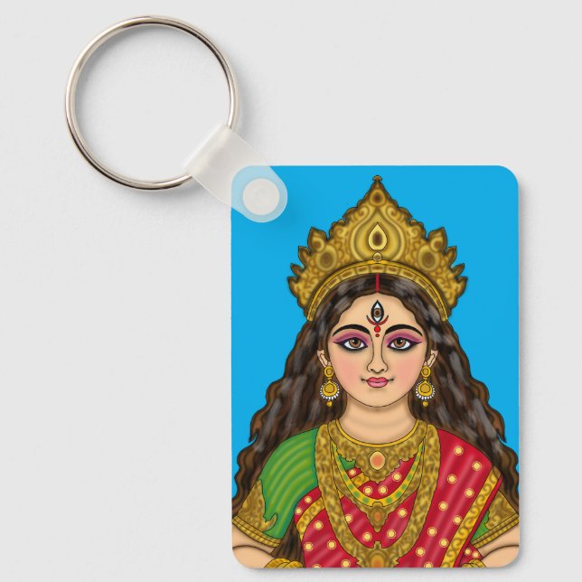 Goddess Durga Keychain (Front)