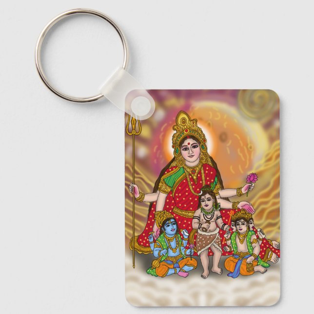 Goddess Durga Keychain (Front)