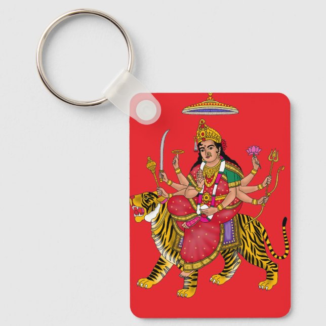 Goddess Durga Keychain (Front)