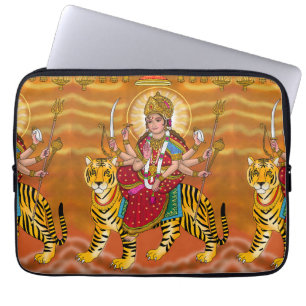 Goddess Durga Laptop Cover