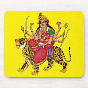 Goddess Durga Mouse Pad