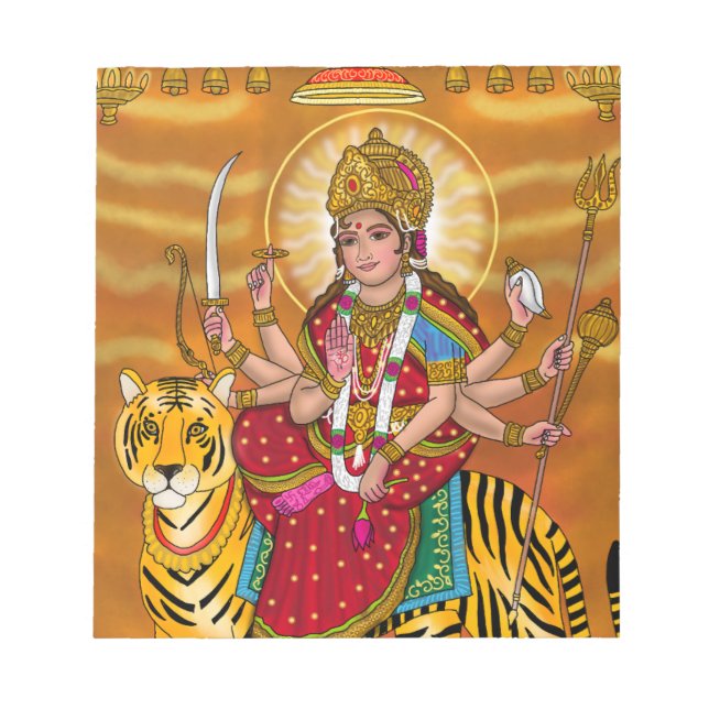 Goddess Durga Notepad (Front)