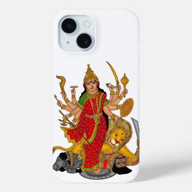 Goddess Durga Phone Case (Back)