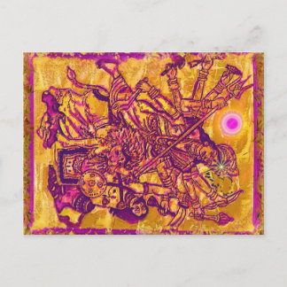 Goddess Durga Postcard