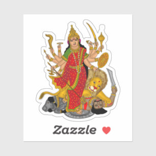 Goddess Durga Sticker