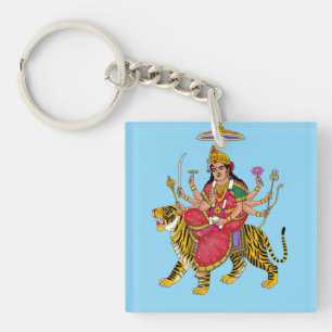 Goddess Durga T-Shirt Key Ring