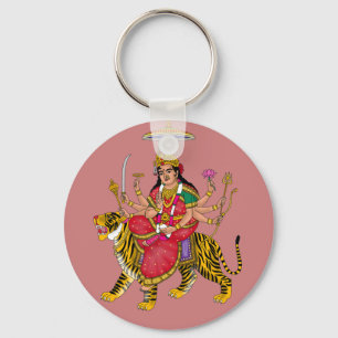 Goddess Durga T-Shirt Key Ring