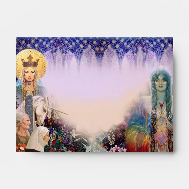 Goddess Envelope by Elizabeth Kyle. (Front)