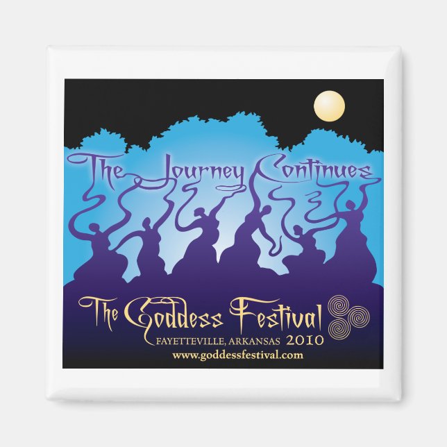 Goddess Festival 2010 Magnets (Front)