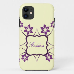 Goddess Floral iPhone 5 BT Case, Purple Case-Mate iPhone Case