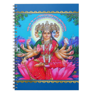 Goddess Gayatri Devi Deity Notebook