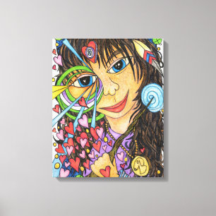 Goddess Girl (Faerie Magic of Skye) Canvas Print