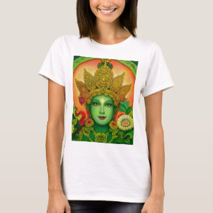 Goddess Green Tara's Face T-Shirt