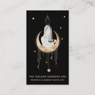 *~* Goddess Hands Moon Water Urn Stars  Business Card