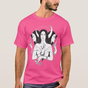 Goddess Hecate Triple Moon Goddess Pagan Wicca Tri T-Shirt