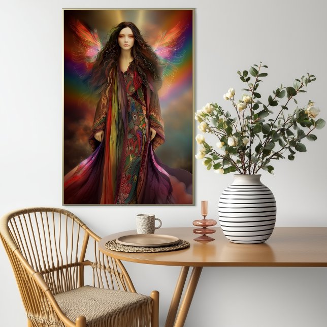 Goddess Iris Messenger Of The Gods Rainbow Art Poster (Creator Uploaded)
